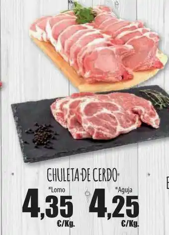 Spar Tenerife Chuleta De Cerdo oferta
