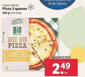 Lidl Pizza 3 Quesos oferta