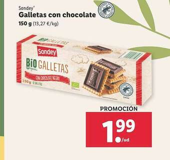 Lidl Galletas Con Chocolate oferta