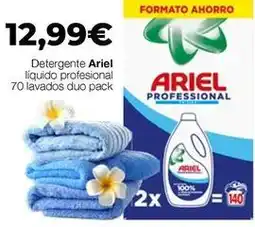 Comerco Cash & Carry Ariel - detergente líquido profesional 70 lavados duo pack oferta