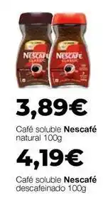 Comerco Cash & Carry Nescafé - café soluble natural oferta