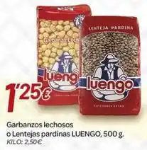 Alsara Supermercados Luengo - garbanzos lechosos o lentejas pardinas oferta