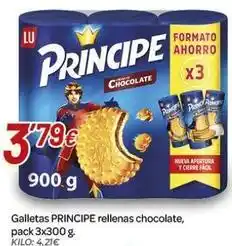 Alsara Supermercados Príncipe - galletas rellenas chocolate oferta