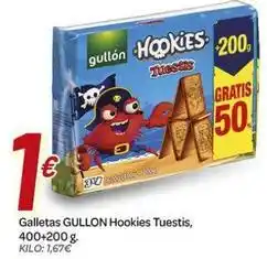 Alsara Supermercados Gullón - galletas hookies tuestis oferta