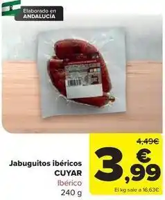 Carrefour Cuyar - jabuguitos ibericos oferta