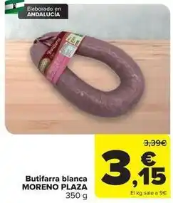 Carrefour Moreno plaza - butifarra blanca oferta