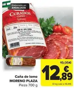 Carrefour Moreno plaza - cana de lomo oferta
