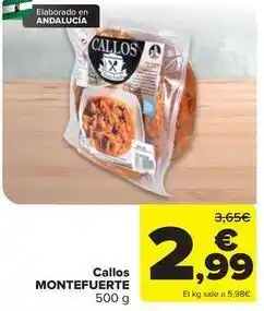 Carrefour Montefuerte - callos oferta