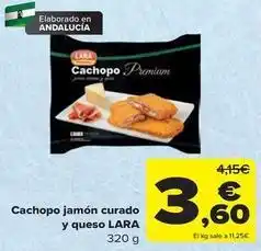 Carrefour Lara - cachopo jamon curado y queso oferta
