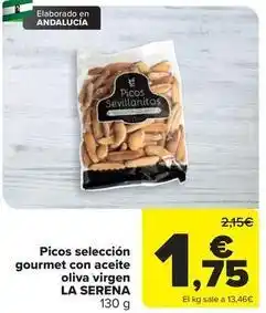 Carrefour La serena - picos seleccion gourmet con aceite oliva virgen oferta