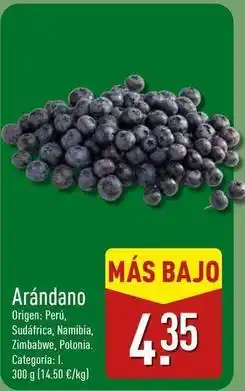 ALDI Origen - arándano oferta