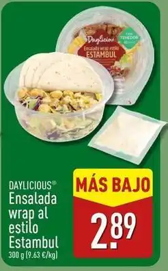ALDI Ensalada wrap al estilo estambul oferta