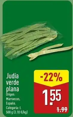ALDI Origen - judia verde plana oferta