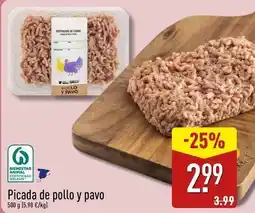 ALDI Picada de pollo y pavo oferta