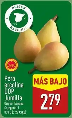 ALDI Jumilla - pera ercolina dop oferta