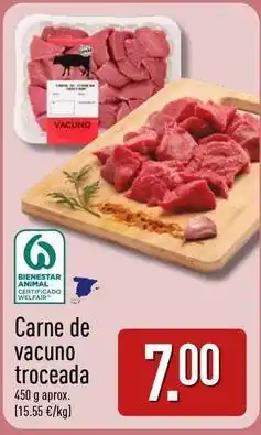 ALDI Carne de vacuno troceada oferta