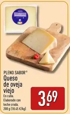 ALDI Pleno - queso de oveja viejo oferta