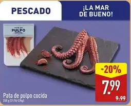 ALDI Pata de pulpo cocida oferta