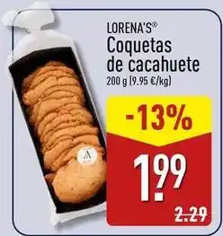 ALDI Coquetas de cacahuete oferta