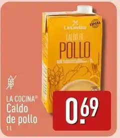 ALDI La cocinera - caldo de pollo oferta