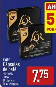 ALDI L'or - capsulas de cafe oferta