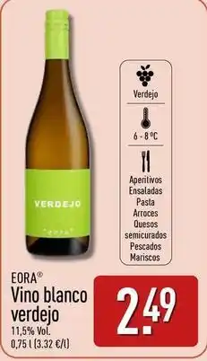 ALDI Eora - vino blanco verdejo oferta