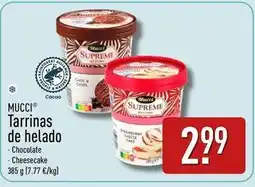 ALDI Supreme - tarrinas de helado oferta