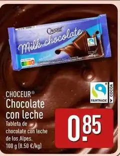ALDI Choceur chocolate con leche oferta