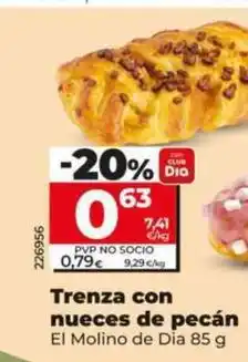 Dia El molino de dia - trenza con nueces de pecán oferta