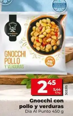 Dia Dia al punto - gnocchi con pollo y verduras oferta