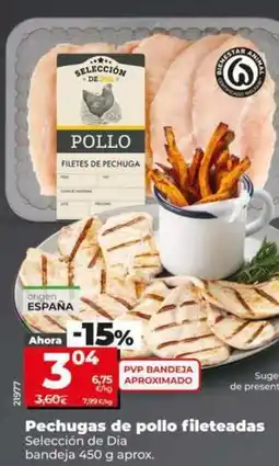Dia Seleccion de dia - pechugas de pollo fileteadas oferta