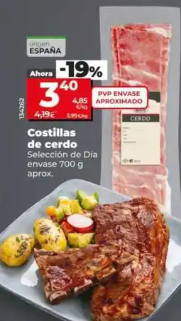 Dia Seleccion de dia - costillas de cerdo oferta