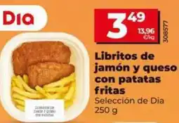 Dia Seleccion de dia - libritos de jamón y queso con patatas fritas oferta