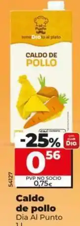 Dia Dia al punto - caldo de pollo oferta