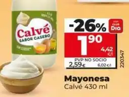 Dia Calvé - mayonesa oferta
