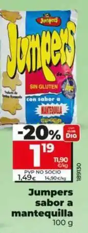 Dia Jumpers - sabor a mantequilla oferta