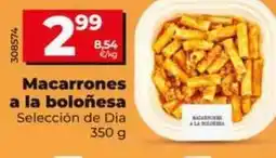 Dia Seleccion de dia - macarrones a la boloñesa oferta