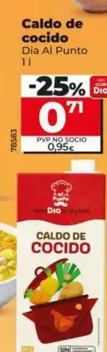 Dia Dia al punto - caldo de cocido oferta