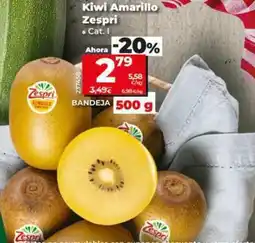 Dia Zespri - kiwi amarillo oferta
