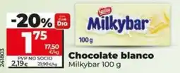Dia Milkybar - chocolate blanco oferta