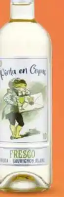 Dia Pinta en copas - vino blanco viura-sauvignon oferta