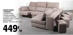E.Leclerc Chaiselongue granada oferta