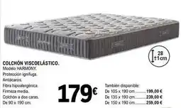 E.Leclerc Colchón viscoelástico oferta