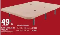 E.Leclerc Base tapizada 3d yecla oferta