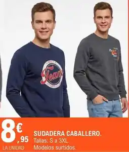E.Leclerc Sudadera caballero oferta