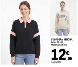 E.Leclerc Sudadera señora oferta