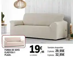 E.Leclerc Funda de sofá elástica 1 plaza oferta