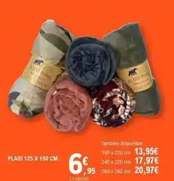 E.Leclerc Plaid 125 x 150 cm oferta