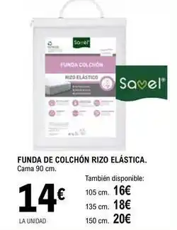 E.Leclerc Savel - funda de colchon rizo elástica oferta
