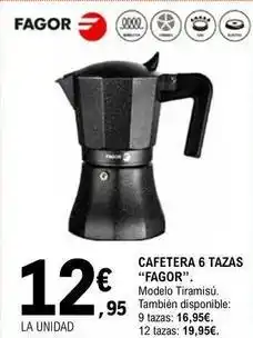 E.Leclerc Fagor - cafetera 6 tazas oferta